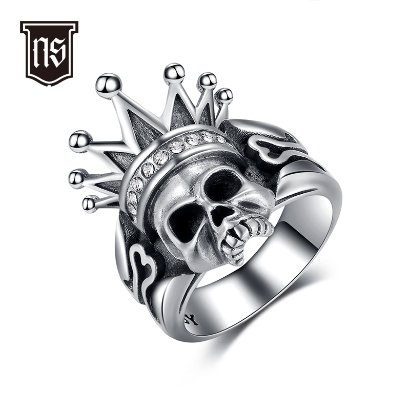 皇冠骷髅戒指