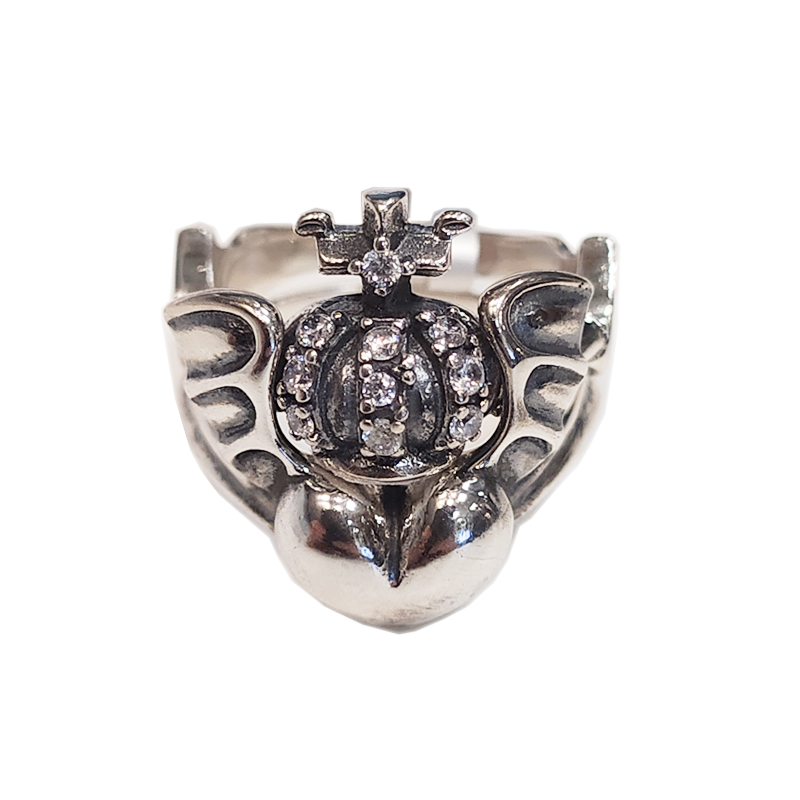 皇冠心组合戒指