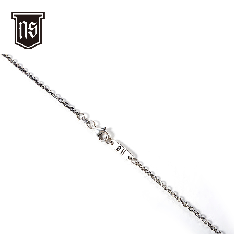 复古心型童军花吊坠