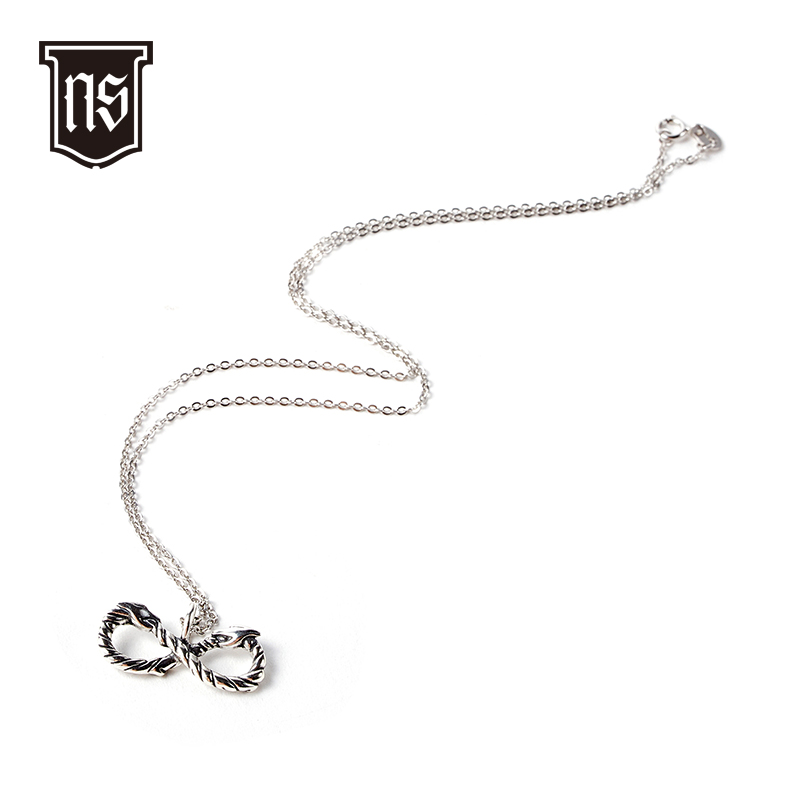 双龙头麻花吊坠