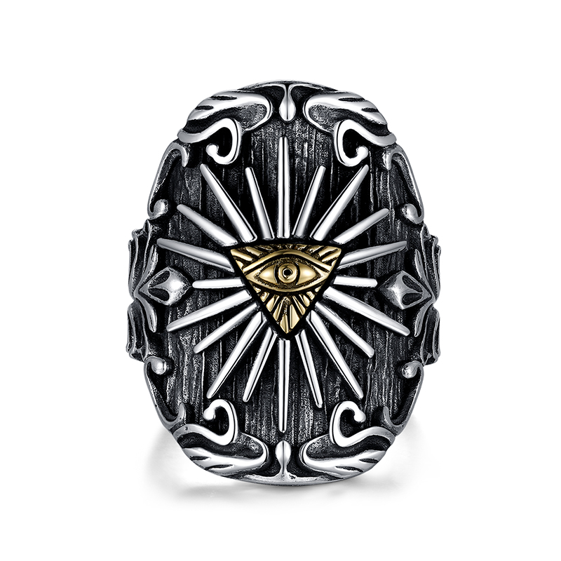 上帝之眼盾牌戒指