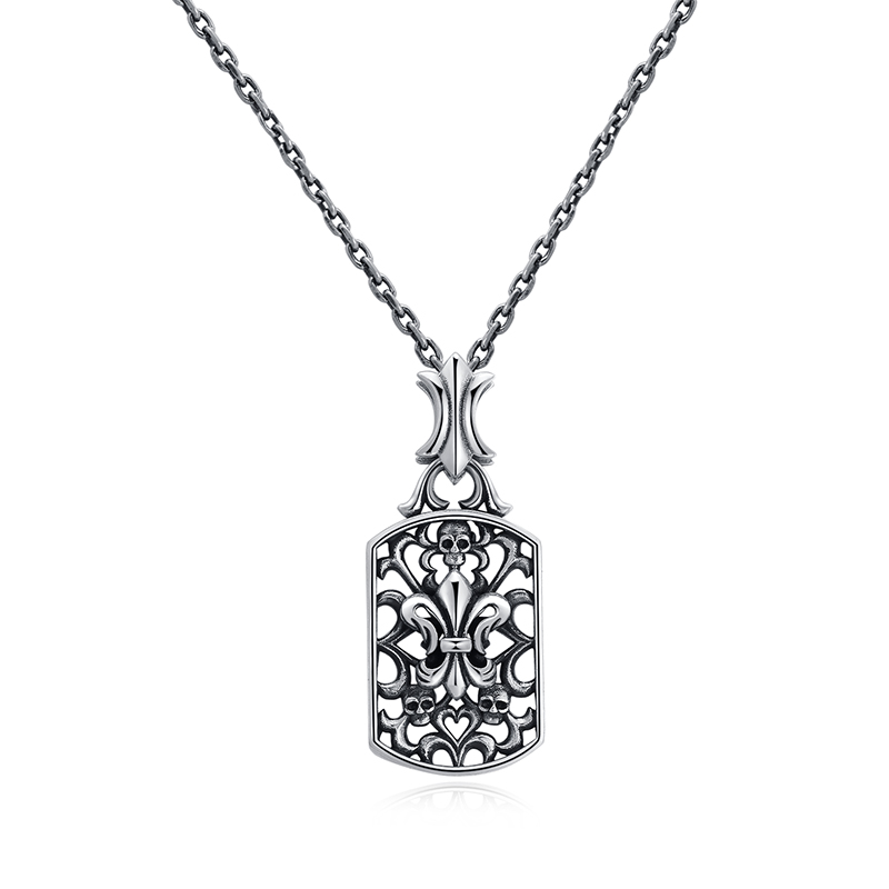 花式童军花镂空军牌吊坠