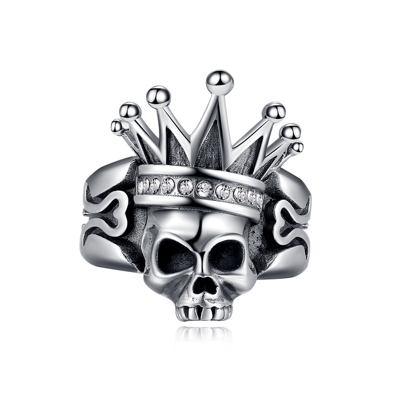皇冠骷髅戒指